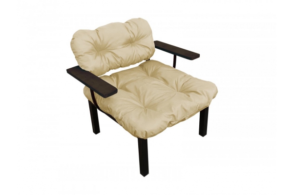 Кресло Дачное бежевая подушка