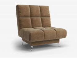 Кресло Финка без подлокотников светло-коричневый Пони 731
