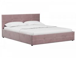 Кровать 1600 с основанием Синди Мазерати 15 серо-розовый