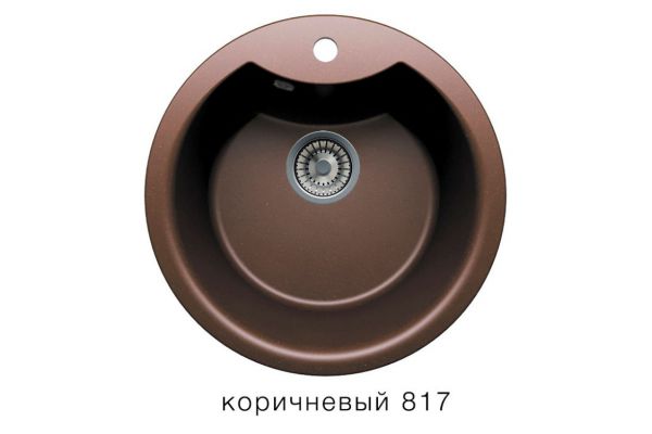 Кухонная мойка Tolero R-108E Коричневый 817