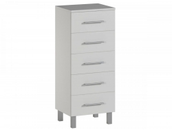 Комод высокий для ванной 500 Белый