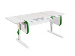 Парта СУТ.25-01 К белый с зеленым
