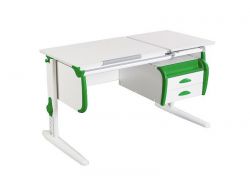 Парта СУТ.25-03 белый с зеленым