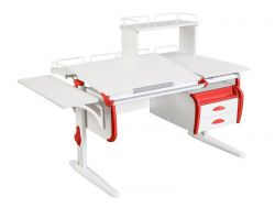 Парта СУТ.25-05-Д1 белый с красным