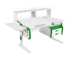 Парта СУТ.25-05-Д2 белый с зеленым