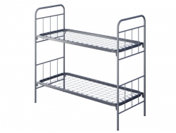 Кровать металлическая двухъярусная Армейская 1900*700 мм