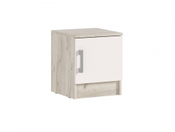 Тумбы прикроватные Басямиф Кашемир, Крафт серый 2 шт