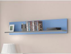 Полка Дельта-17.04 Сильвер синяя