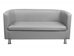 Диван серый кожаный Марс