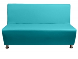 Диван кожаный Рон бирюзовый