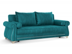 Диван Порто велюр тенерифе изумруд / велюр тенерифе грей