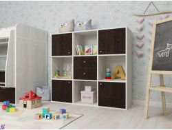 Стеллаж Джери винтерберг-венге