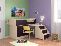 Кровать Дюймовочка 2 Венге