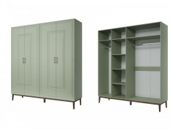 Шкаф ШР-4 Гориция Зелёный самшит