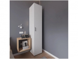 Шкаф со штангой и полками арт. 555 белый