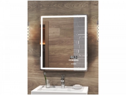 Зеркало Geometry Media 600 Хром Vigo LED подсветка сенсор