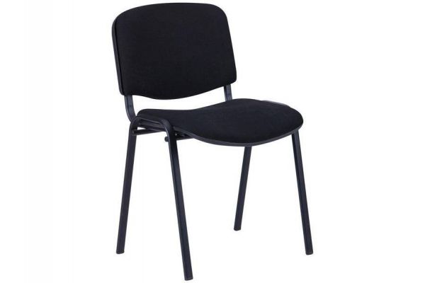 Офисный стул ИЗО В-14 черный/черная рама