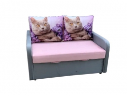 Диван Канзас 1.20 кот с сиренью