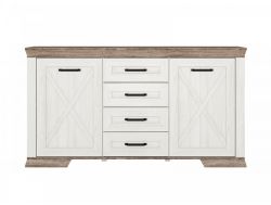 Комод KOM2D4S Марсель ясень снежный