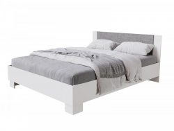 Кровать 1400 Nova Белый-Бетон