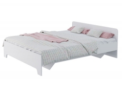 Кровать 1600 Victor Белый с ортопедом
