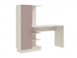 Компьютерный стол Юниор-4 Шарли Pink/Дуб Крафт Белый