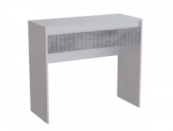 Макияжный стол МС Ливерпуль Белый/Бетон Светлый