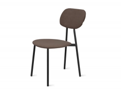 Стул Модерн велюр DREAM chocolate (коричневый)/черный