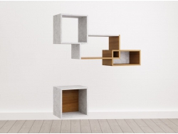 Полки навесные (С-27) Soft комбинированный