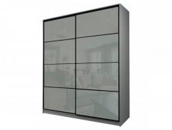 Шкаф-купе Max МШ-25-6-16-22 светло-серая пленка