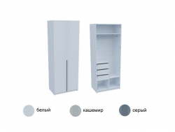 Шкаф 2-х дверный с 3-мя ящиками Ольга-6