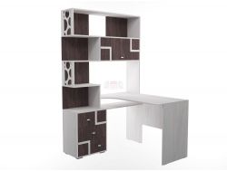 Стол письменный с надстройкой угловой Омега 16