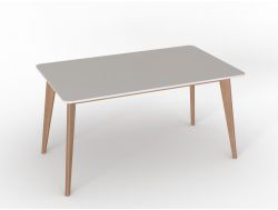 Стол Пегас Plus Морилка Дуб натуральный-Эмаль белая