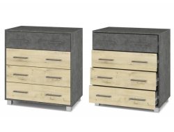 Комод Пекин Камень темный - Ирландский дуб