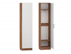 Пенал Леон Дуб бунратти-Белый ручки белые