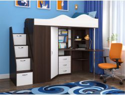Детская кровать-чердак Пионер 1 бодего