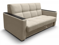 Диван Рэй 1600х2000 Клетка с прямыми подлокотниками с МДФ вивальди 3