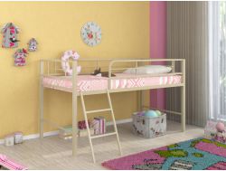 Кровать чердак Севилья Мини Слоновая кость