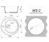 Мойка кухонная MS-2