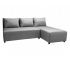 Диван угловой серый Виктория melange