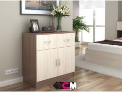 Комод 1 ящик 2 створки КМ 552-М Басса ясень