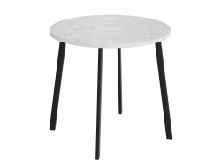 Стол Аякс ЛДСП Белый мрамор ножки Тито