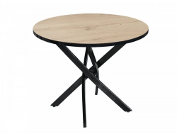 Стол нераздвижной KRN круглый 900 мм Дуб Каньон
