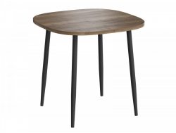 Стол нераздвижной Уго ЛДСП Дуб Галифакс Табак опоры Сканди