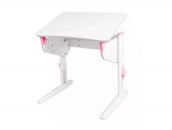 Парта СУТ 44 белый-розовый