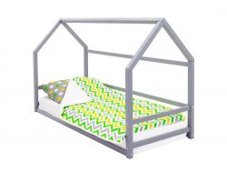 Детская кровать-домик Монтессори Svogen графит