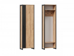 Шкаф одностворчатый Техно Дуб золотой ЛД 678.320.000.001