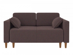 Диван прямой Ультра Кофе рогожка