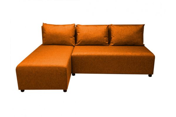 Диван угловой коралловый Виктория