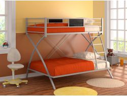 Двухъярусная кровать Виньола Серая